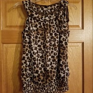 Byer California Leopard print lined top